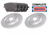 FOR MERCEDES A35 AMG W177 BORG & BECK DRILLED REAR DISCS 350MM & REAR PADS