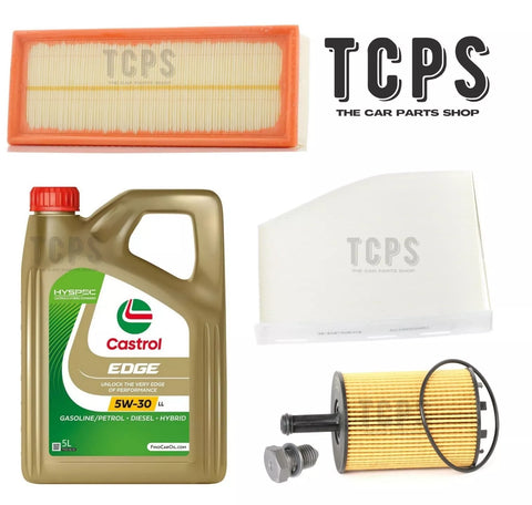 FITS VW CADDY MAXI C20 1.9 TDI SERVICE 5L CASTROL & OIL & AIR & CABIN FILTERS