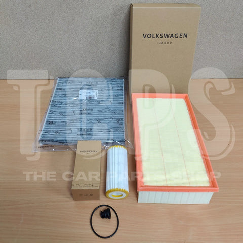 FITS VW TIGUAN ALLSPACE 2.0 TSI 2017+ GENUINE SERVICE FILTER KIT ALL 3 FILTERS