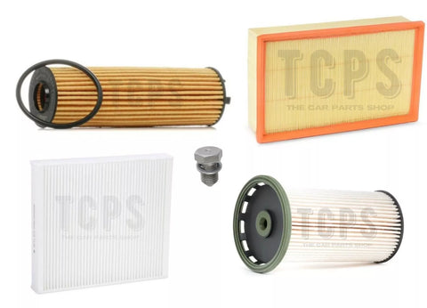FOR VW CADDY C20 TDI MK4 FULL FILTER SERVICE KIT WITH SUMP PLUG
