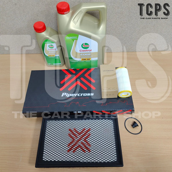 FITS VW BEETLE 1.8 2.0 TSI 2012+ PREMIUM PIPERCROSS SERVICE KIT 6L 5W30 AIR OIL