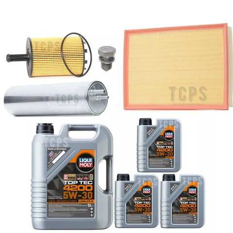 FITS VW TRANSPORTER T6 2.0 TDI MK6 SERVICE KIT 8L LIQUI MOLY & FUEL OIL AIR KIT