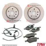 FITS MINI ONE 1.6 R50 2001-2007 FULLY COATED FRONT DISCS 276MM AND TRW PADS