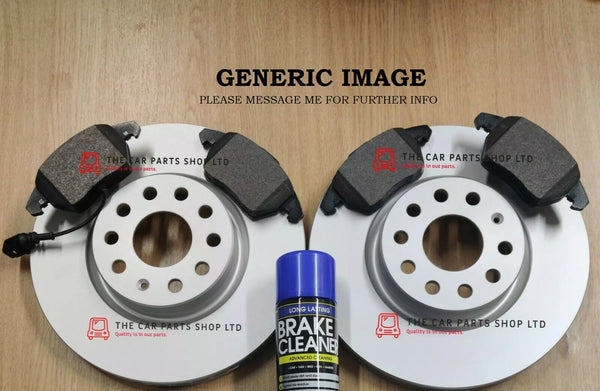 FOR SEAT LEON 1.9 TDI MK1 2005-13 REAR BRAKE DISCS 255MM & PADS OE QUALITY NEW
