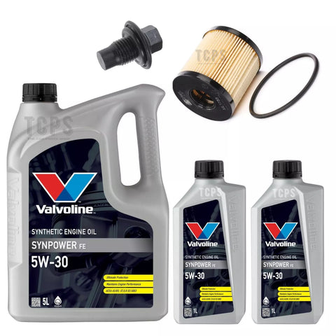 FOR FORD TRANSIT 2.4 DIESEL MK7 SERVICE KIT 7L VALVOLINE 5W30 + OIL FILTER KIT