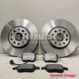 FOR VW EOS MK1 2.0 TDI 2006 ONWARD FRONT BRAKE DISCS 312MM & PADS
