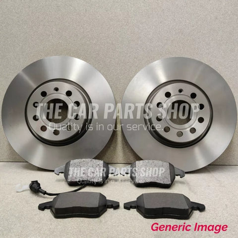 FOR VW EOS MK1 2.0 TDI 2006 ONWARD FRONT BRAKE DISCS 312MM & PADS