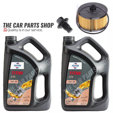 TO FIT JAGUAR XTYPE 2.0D X400 04-09 SERVICE KIT 10L 5W30 OIL AND OIL FILTER