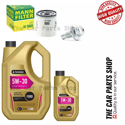 FOR FORD FOCUS ST 2.0 2012 OIL CHANGE SERVICE KIT WITH MANN OIL FILTER