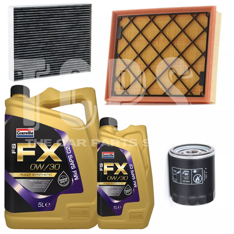 FORD GALAXY ZETEC 2.0 TDCI 2015+ 6L 0W30 OIL AIR OIL & CABIN FILTER SERVICE KIT