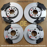FOR BMW 118D E87 FRONT & REAR BRAKE DISCS & PADS BRAND NEW HIGH QUALITY PARTS