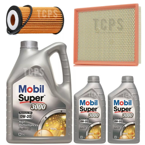 FITS FORD FOCUS ACTIVE 1.5 ECOBLUE SERVICE KIT 7L MOBIL SUPER 0W20 AND 2 FILTERS