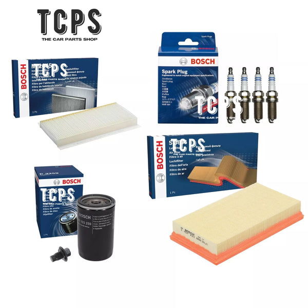 FOR FORD FOCUS 2.0 ZETEC 1998+ BOSCH FILTER ONLY SERVICE KIT WITH SPARK PLUGS