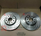FOR AUDI S3 2.0 8V MK3 2012+ GROOVED FRONT BRAKE DISCS 340MM OE QUALITY BRAKES