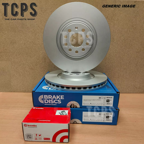TO FIT SKODA FABIA TDI VRS (MK1) FULLY COATED REAR DISCS WITH BREMBO PADS NEW