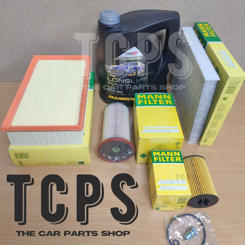 FOR VW BEETLE 2.0 TDI 14-18 MANN-FILTER SERVICE KIT 5L MANNOL & MANN PACKAGE