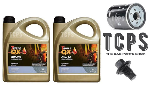 FOR FORD TRANSIT 2.0 DIESEL MK9 SERVICE KIT OIL FILTER PLUG 10L TRIPLE QX 0W30