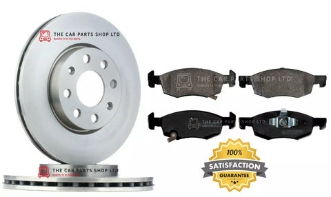 FOR VAUXHALL CORSA E 1.2 14-17 FRONT BRAKE DISCS 257MM & PADS BRAND NEW