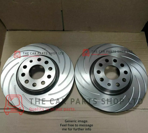 FOR AUDI S3 2.0 8V MK3 2012+ GROOVED REAR DISCS 310MM VENTED OE QUALITY NEW