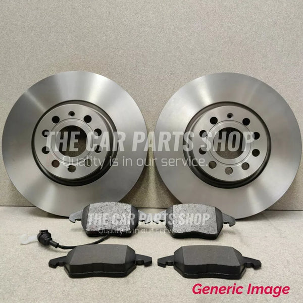 FOR AUDI A4 MK3 TDI S-LINE REAR DISCS & BRAKE PADS BRAND NEW 255MM DISCS