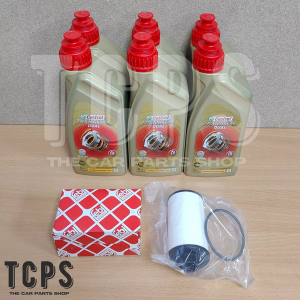 DSG GEARBOX SERVICE KIT FOR VW PASSAT 2.0 TDI MK5 6L FLUID AND FILTER ...