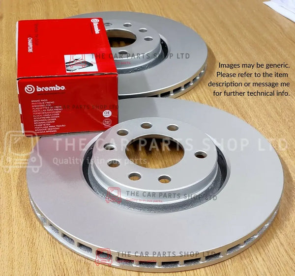 FOR FORD FOCUS ST 2.5 MK2 05-11 COATED FRONT BRAKE DISCS 320MM AND BREMBO PADS