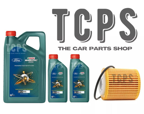 FOR FORD FOCUS 1.5 ECOBLUE TDCI MK4 SERVICE KIT 7L CASTROL 0W20 OIL FILTER KIT
