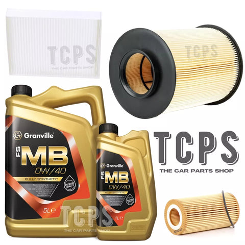 FITS FORD FOCUS 2.5 RS MK2 SERVICE KIT 6L 0W40 & AIR OIL CABIN PACKAGE