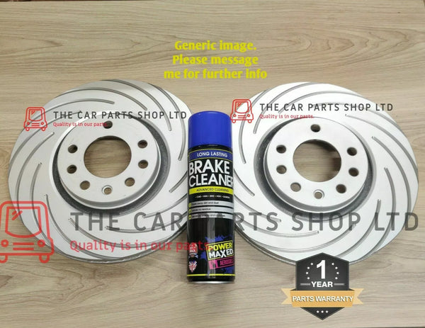 FOR SKODA FABIA TDI VRS MK1 FULLY COATED GROOVED FRONT DISCS 288MM DIAMETER NEW