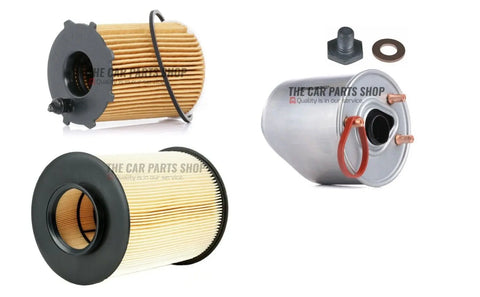FOR FORD FOCUS 1.6 TDCI MK3 SERVICE KIT AIR OIL FUEL FILTER PACKAGE