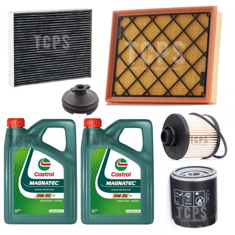 FOR FORD MONDEO 2.0 TDCI 2014 FULL SERVICE KIT WITH 8L CASTROL OIL + ALL FILTERS