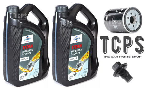 FOR FORD TRANSIT 2.0 DIESEL MK9 SERVICE KIT 10L FUCHS 0W30 AND OIL FILTER PLUG