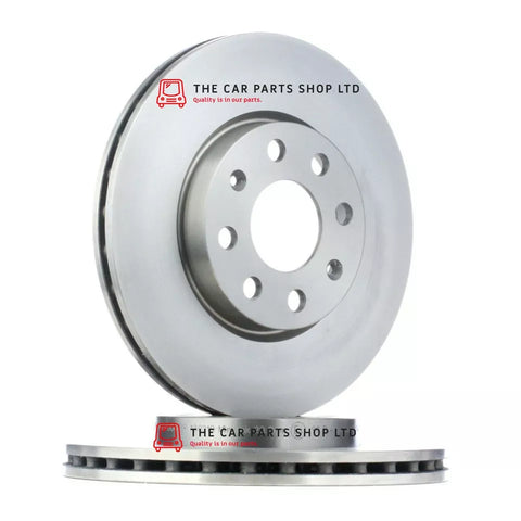 FOR VAUXHALL CORSA E 1.2 14-17 FRONT BRAKE DISCS SET ( 2 DISCS AS SHOWN)