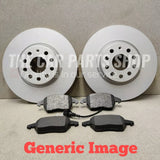 FOR AUDI S3 2.0 8V MK3 2012 FULLY COATED REAR BRAKE DISCS 310MM PADS BRAND NEW
