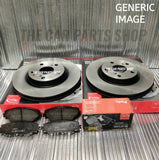 FOR VAUXHALL ASTRA H 2.0T VXR 04-09 REAR APEC BRAKE DISCS 278MM & APEC PADS NEW