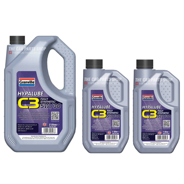 7 Litres Granville Hypalube 5w30 Engine oil