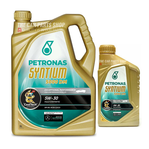 6 Litres Petronas Syntium 5000 DM 5w30 Motor Oil