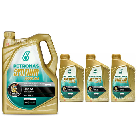 8 Litres Petronas Syntium 5000 DM 5w30 Engine Oil