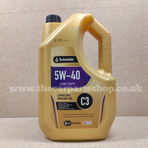 Technolube 5w40 C3 Fully Synthetic Motor Oil
