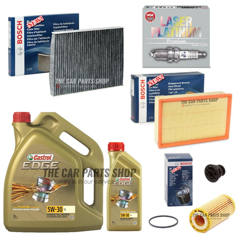 For Audi S3 Sportback 8V Full Bosch Service Kit + NGK Spark Plugs
