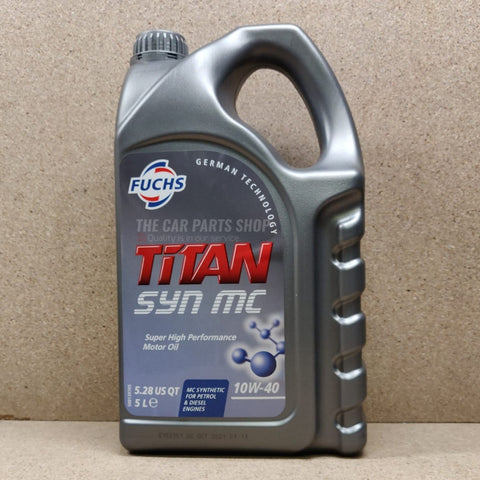 5L Fuchs TITAN SYN MC SAE 10W-40 Premium Motor Oil