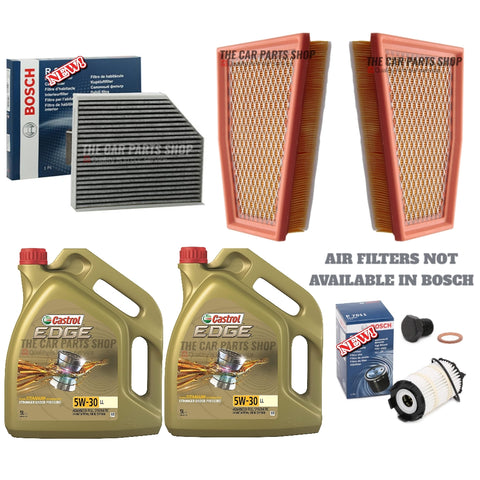 FOR AUDI RS4 4.2 QUATTRO 12-15 SERVICE KIT AIR OIL CABIN