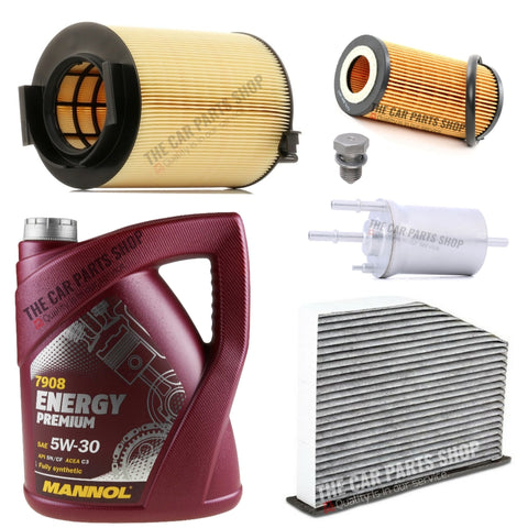 SERVICE KIT FOR SEAT LEON 2.0 TFSI MK1 WITH 5L MANNOL