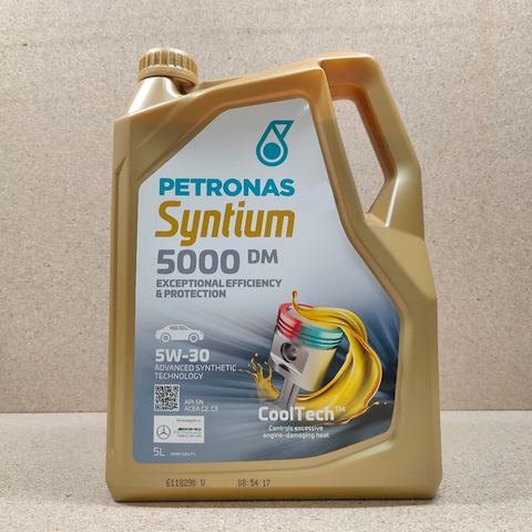 5 Litres Petronas Syntium 5000 DM 5w30 Motor Oil